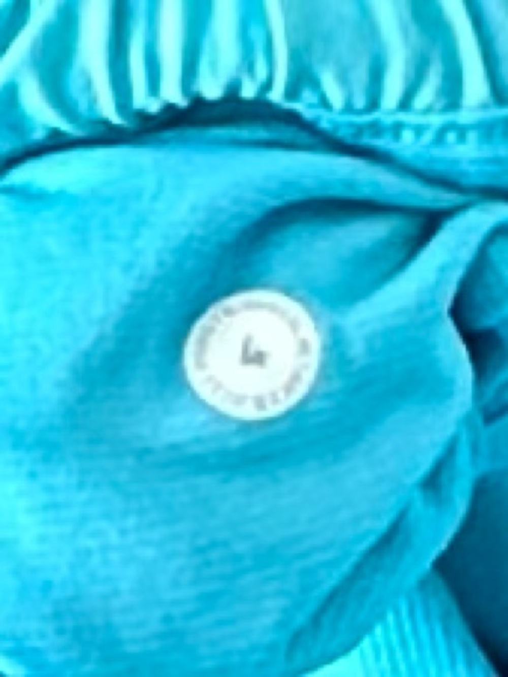 lululemon Turquoise Hotty Hot HR Short 2.5” * Lined - Picture 4 of 4